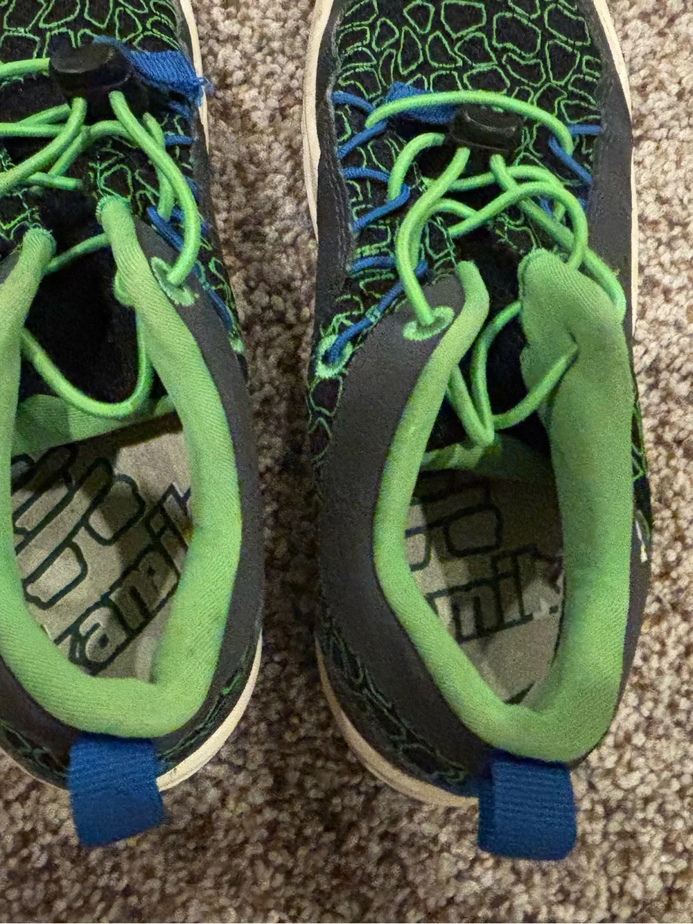 Kamik Kids Green and Blue Active Sneakers